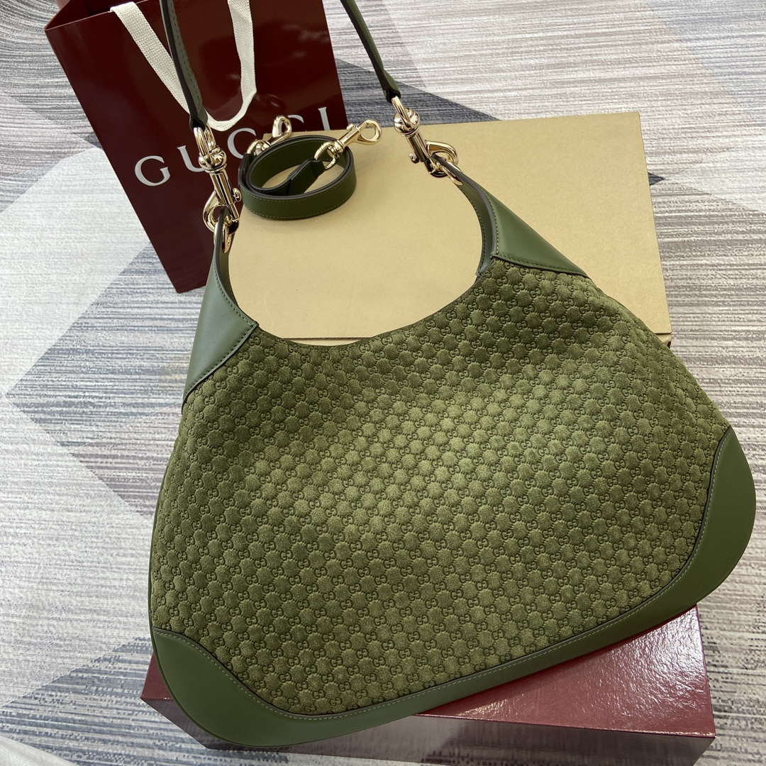 Gucci 834981 Gucci B medium Shoulder Bag Dark green - Default Title - View 7