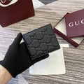 Gucci 835002 Gucci Imprint coin wallet Black