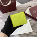Gucci 835002 Gucci Imprint coin wallet Green