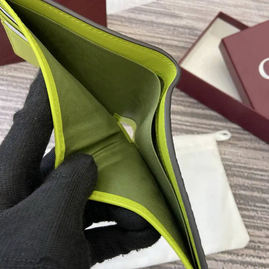 Gucci 835002 Gucci Imprint coin wallet Green