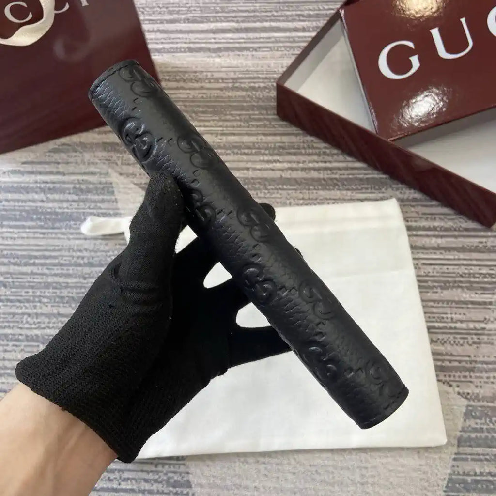 Gucci 835003 Gucci Imprint zip around wallet Black