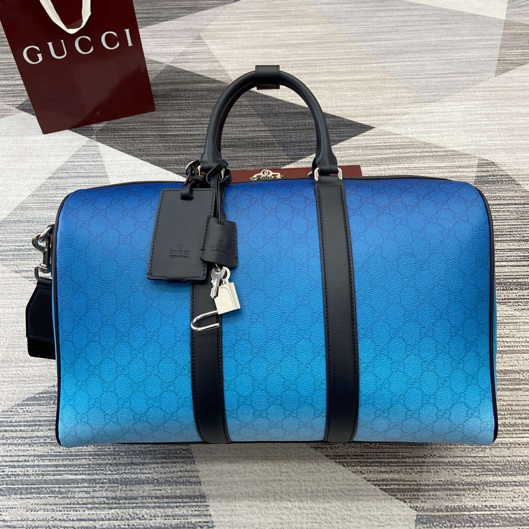 Gucci 835688 Gucci Chroma Medium Duffle Bag Gradient blue - Default Title - View 1