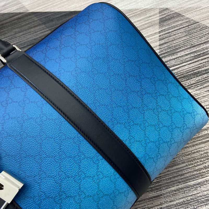 Gucci 835688 Gucci Chroma Medium Duffle Bag Gradient blue
