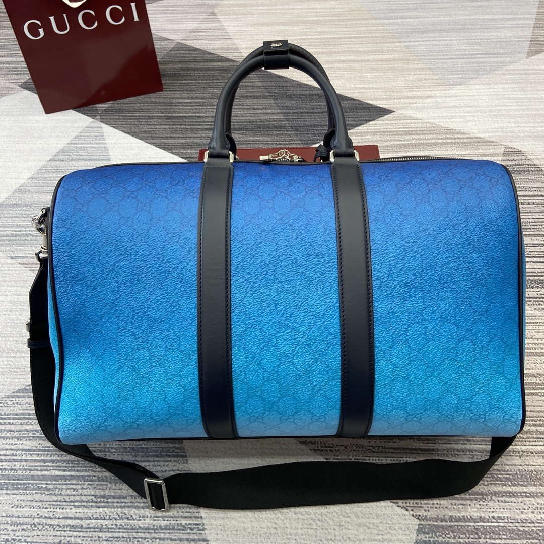 Gucci 835688 Gucci Chroma Medium Duffle Bag Gradient blue