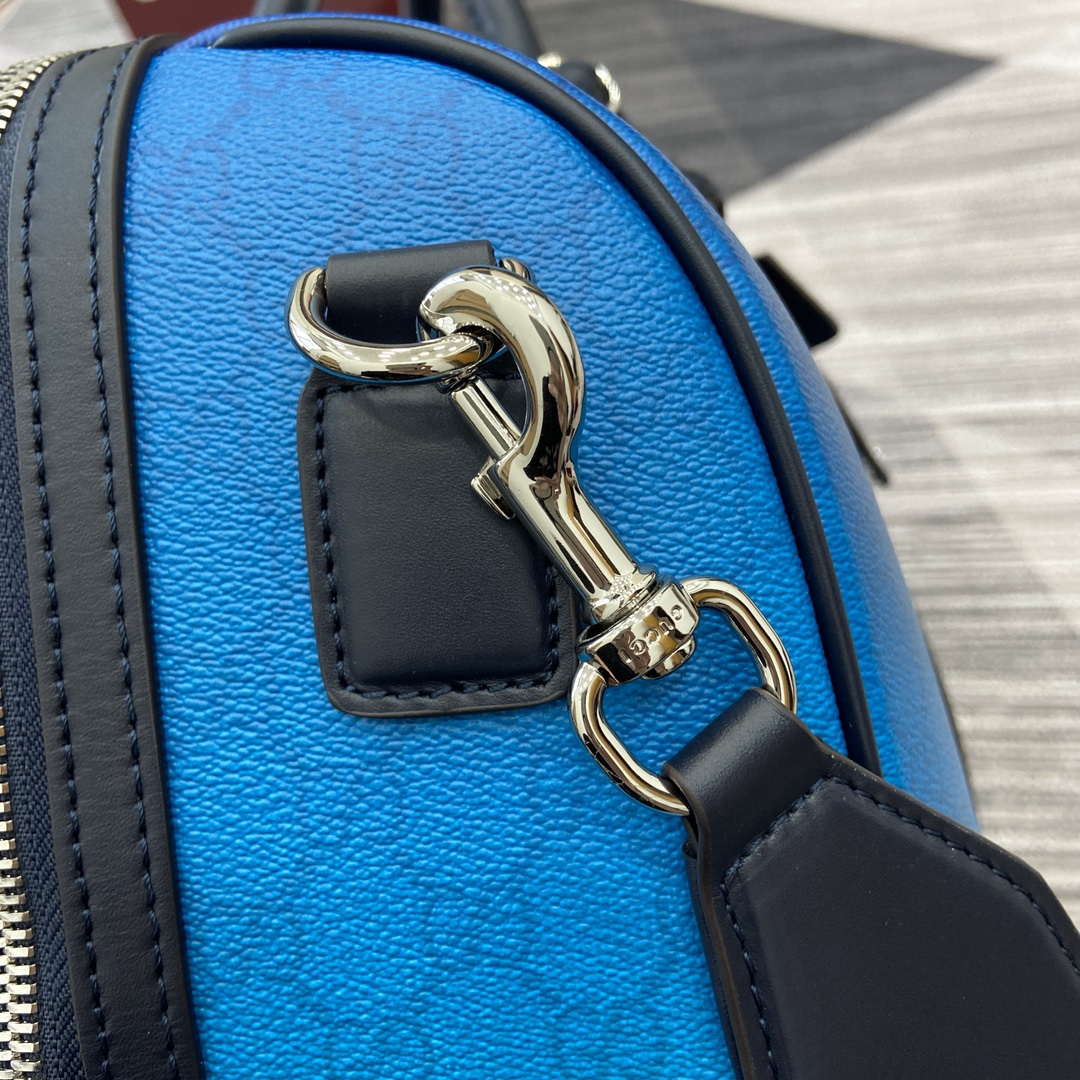 Gucci 835688 Gucci Chroma Medium Duffle Bag Gradient blue - Default Title - View 3