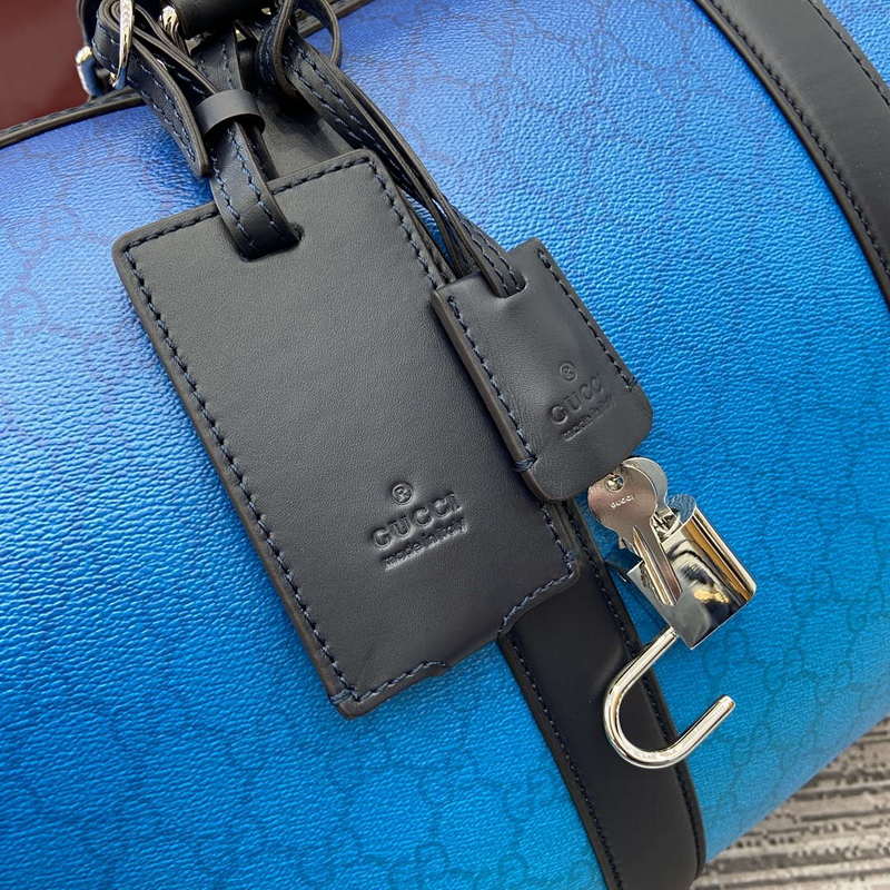 Gucci 835688 Gucci Chroma Medium Duffle Bag Gradient blue