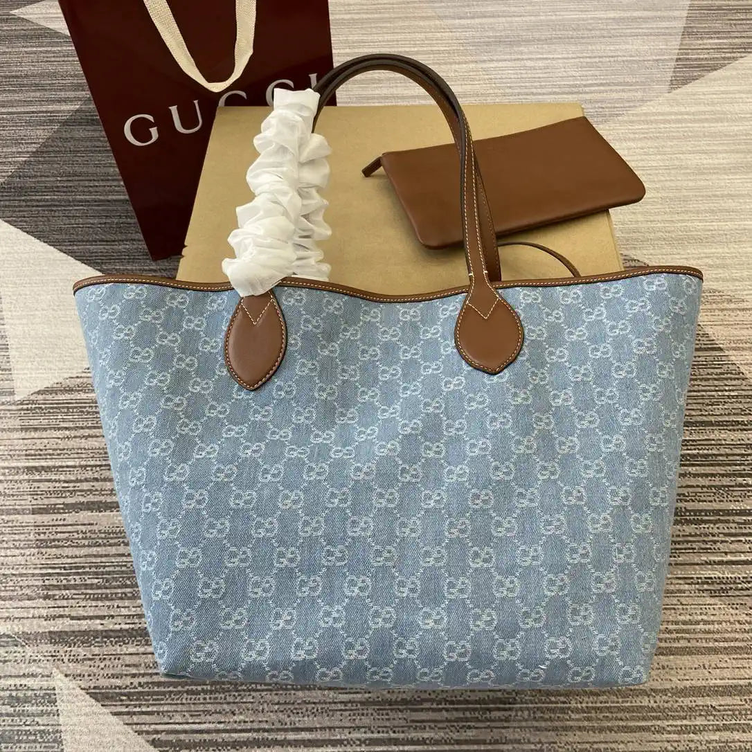 Gucci 837190 Gucci Totissima large tote bag Blue