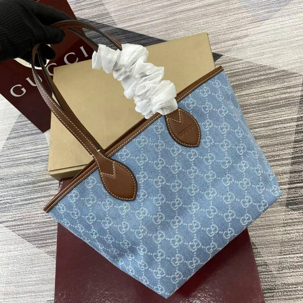 Gucci 820496 Gucci Totissima Small tote bag Blue