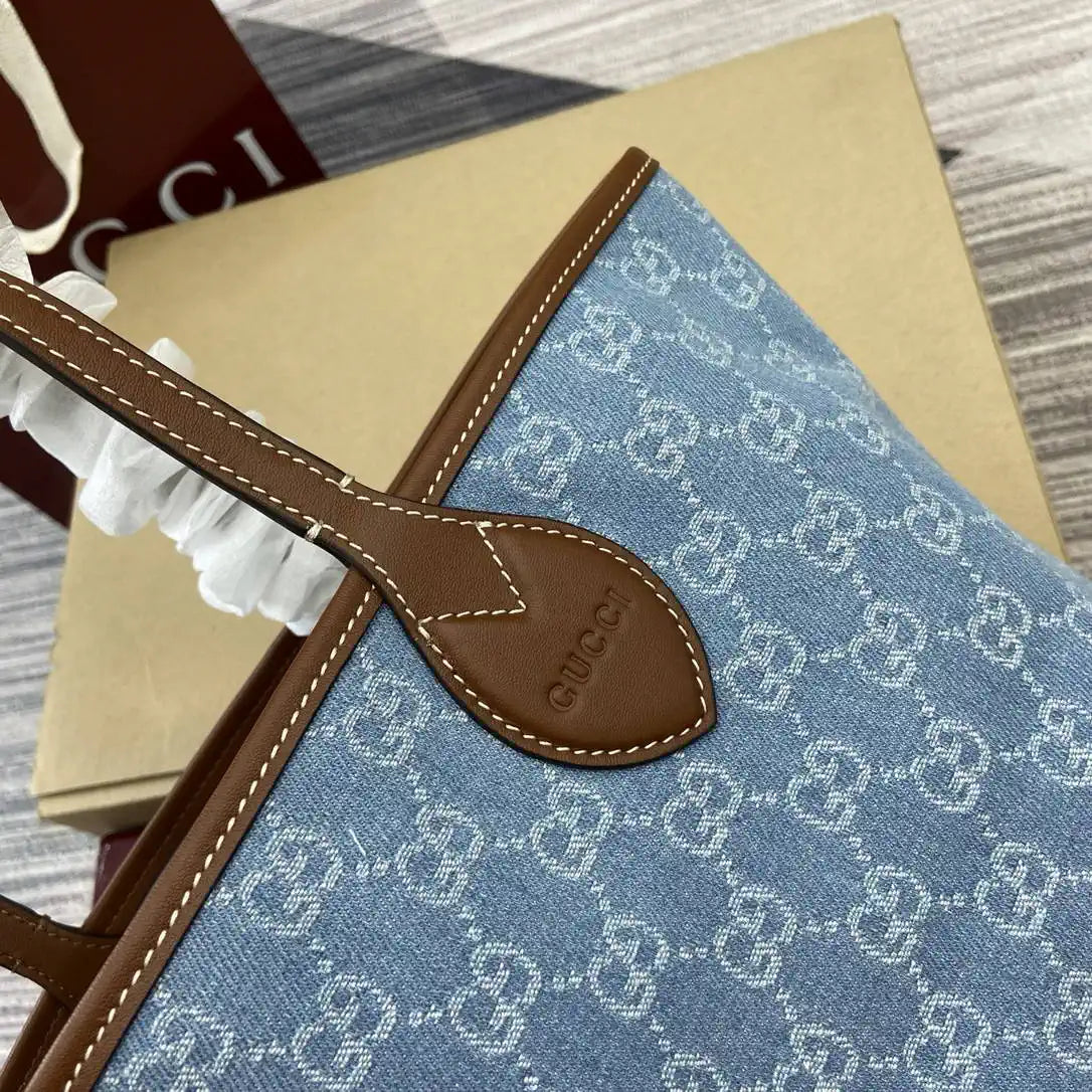 Gucci 820496 Gucci Totissima Small tote bag Blue