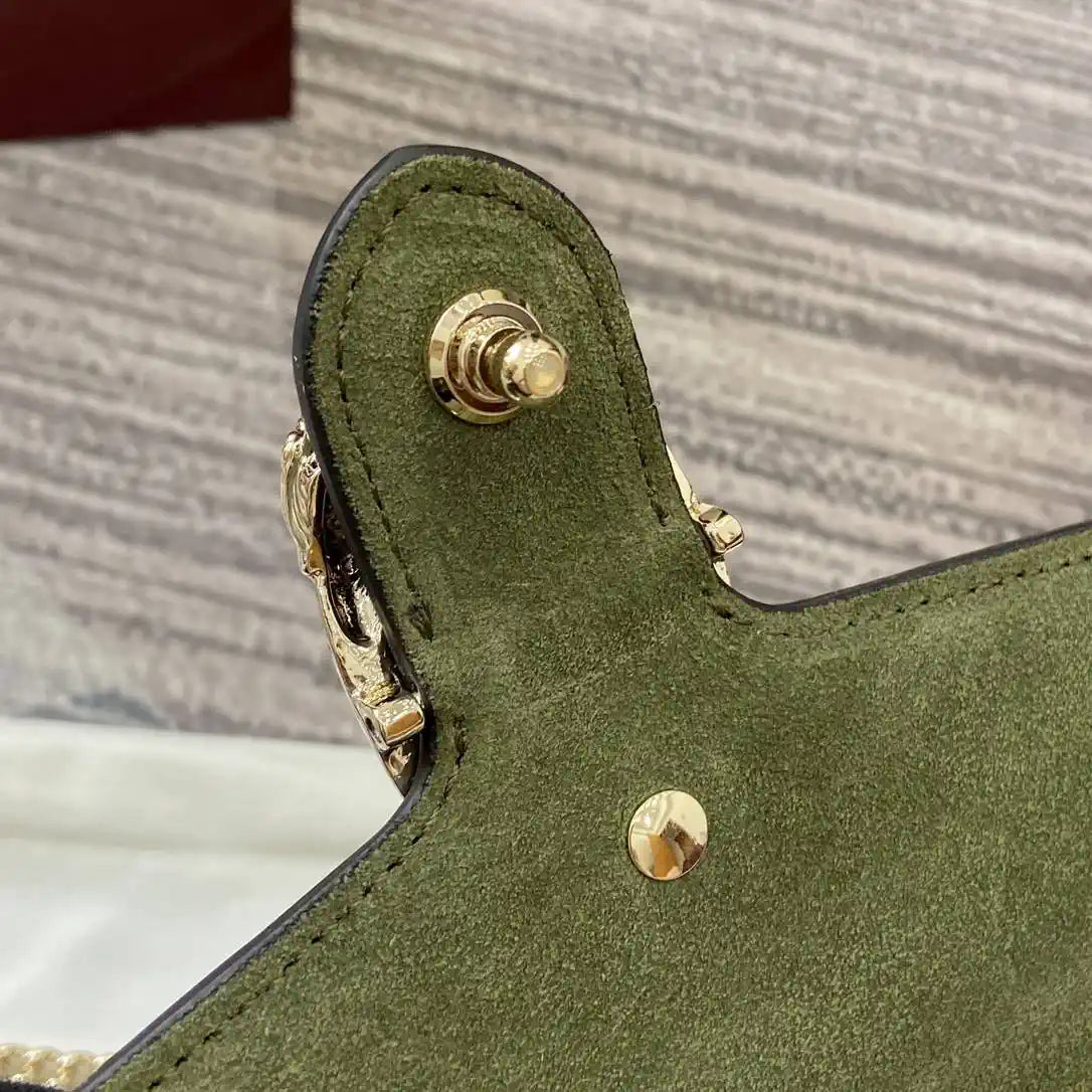 Gucci 837370 Dionysus mini shoulder bag Green leather