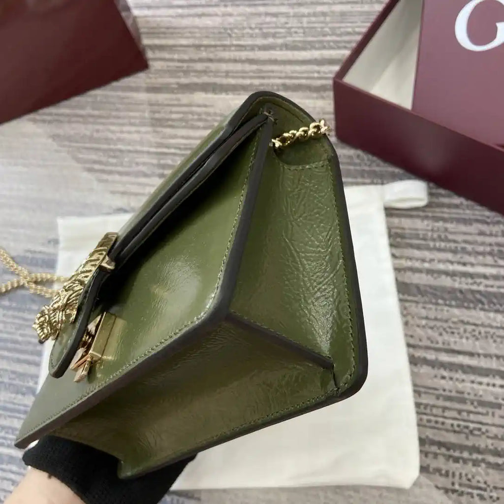 Gucci 837370 Dionysus mini shoulder bag Green leather
