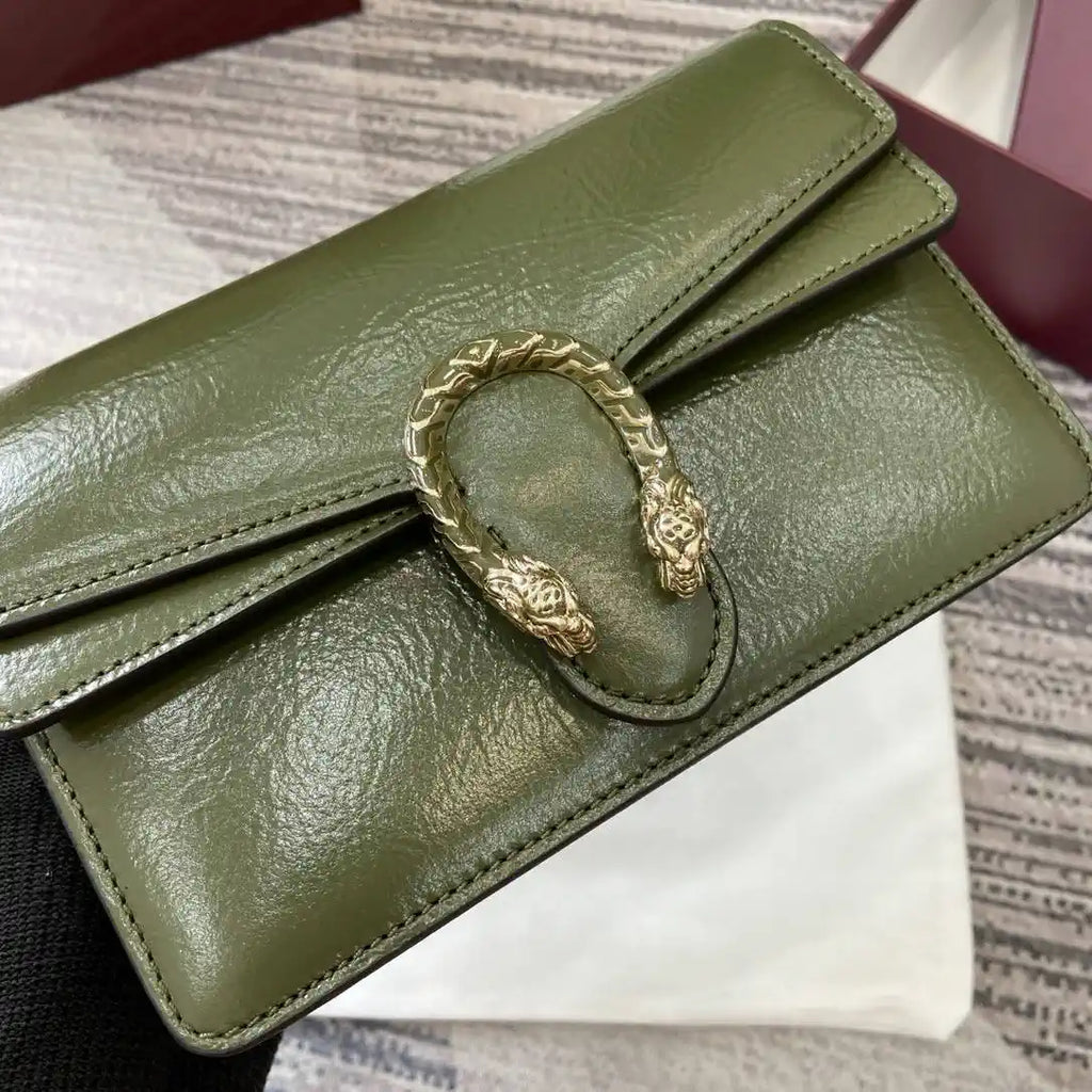 Gucci 837370 Dionysus mini shoulder bag Green leather