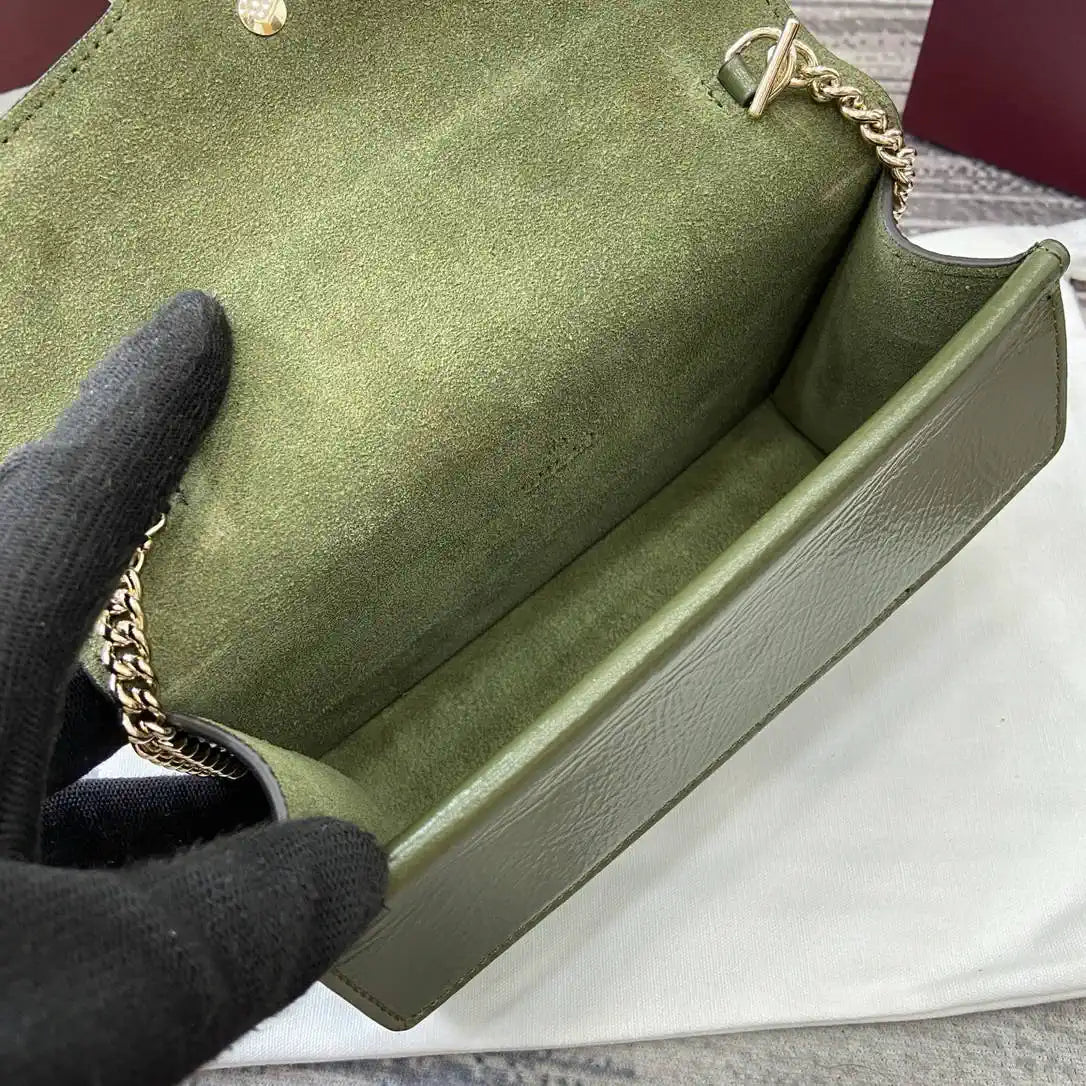 Gucci 837370 Dionysus mini shoulder bag Green leather