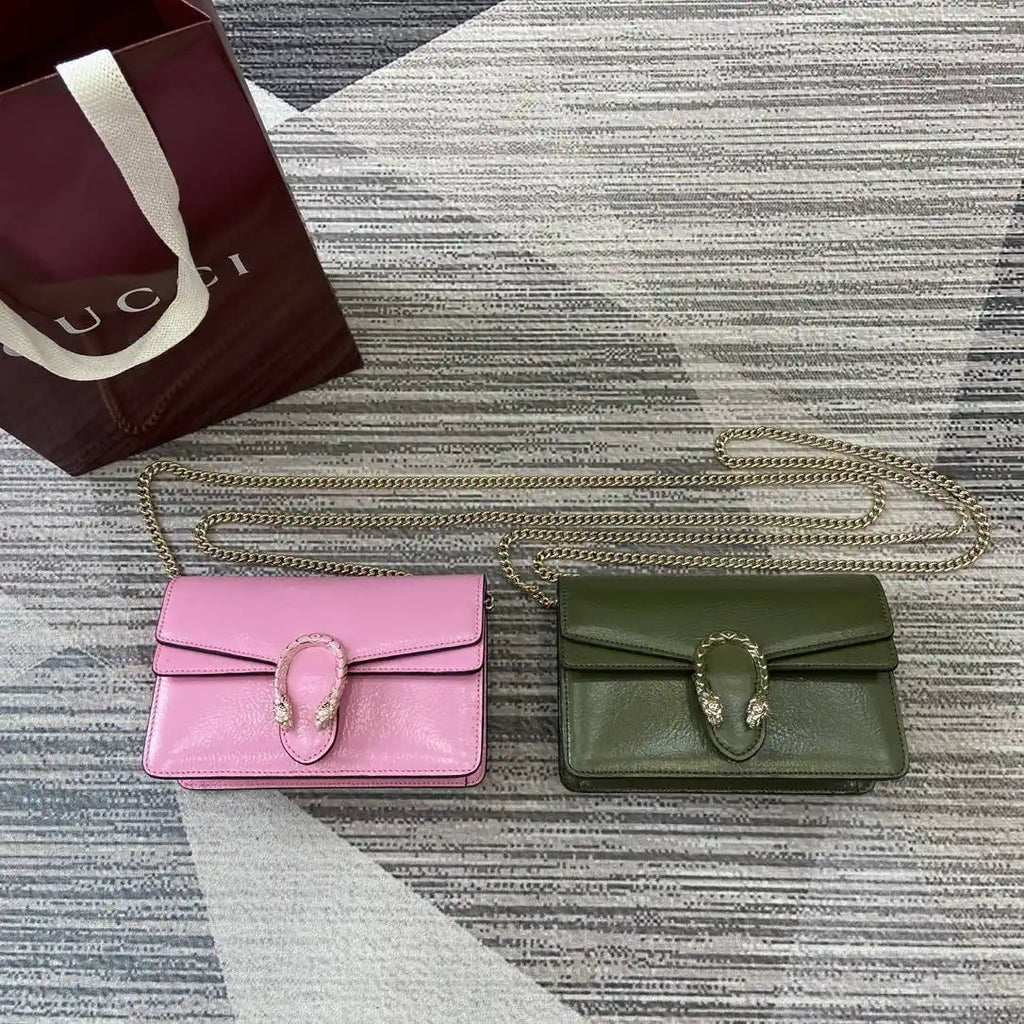 Gucci 837370 Dionysus mini shoulder bag pink leather