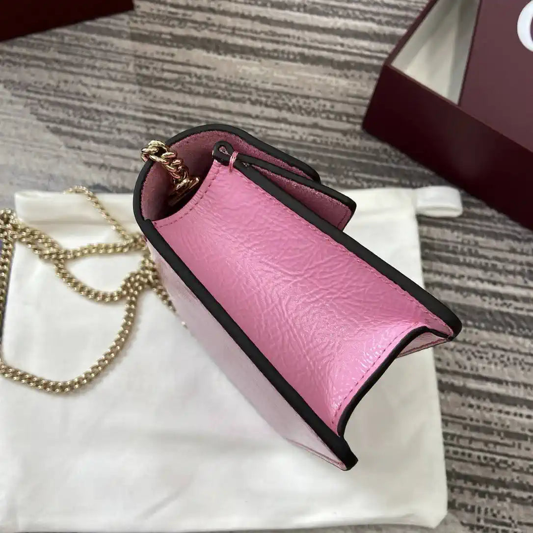 Gucci 837370 Dionysus mini shoulder bag pink leather