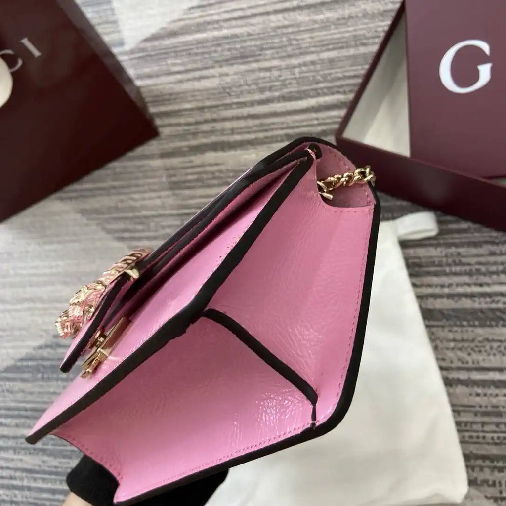 Gucci 837370 Dionysus mini shoulder bag pink leather