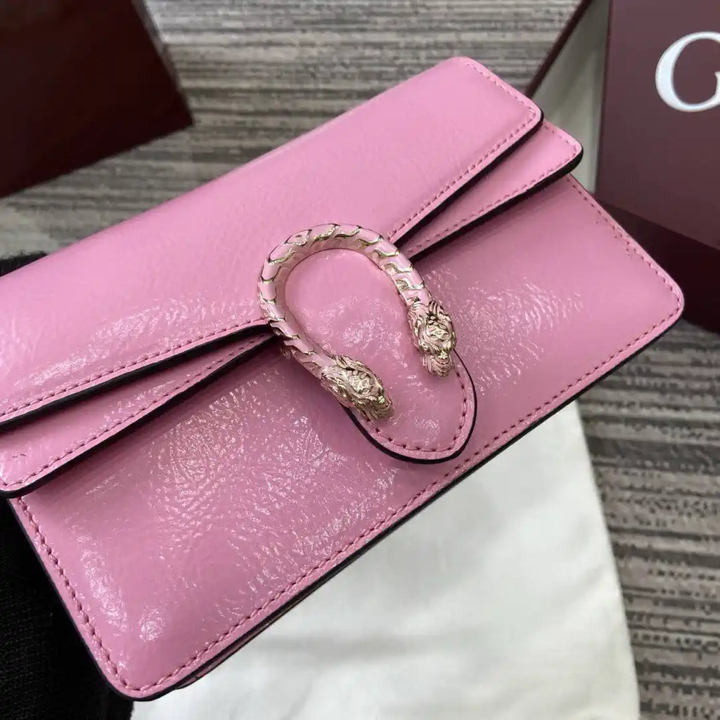 Gucci 837370 Dionysus mini shoulder bag pink leather