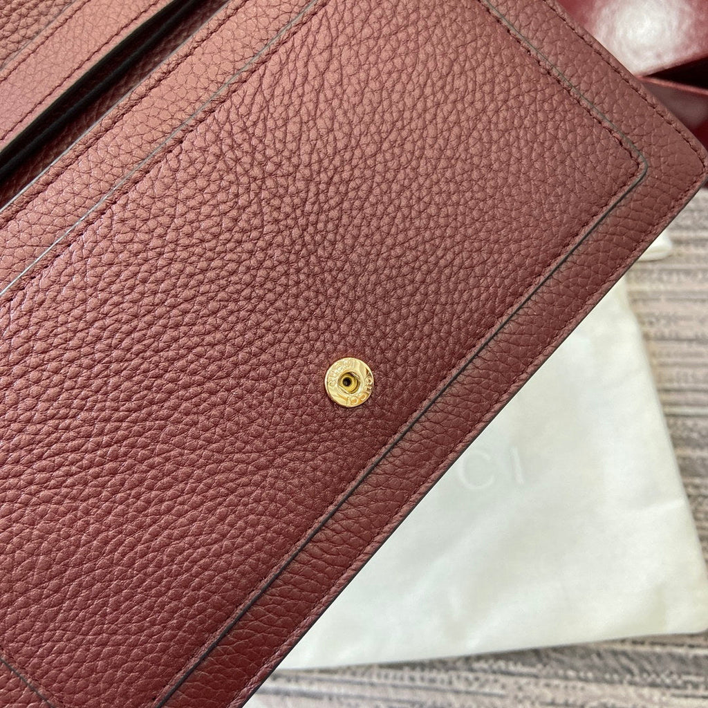 Gucci 837373 Dionysus Wallet On Chain Anchora Red