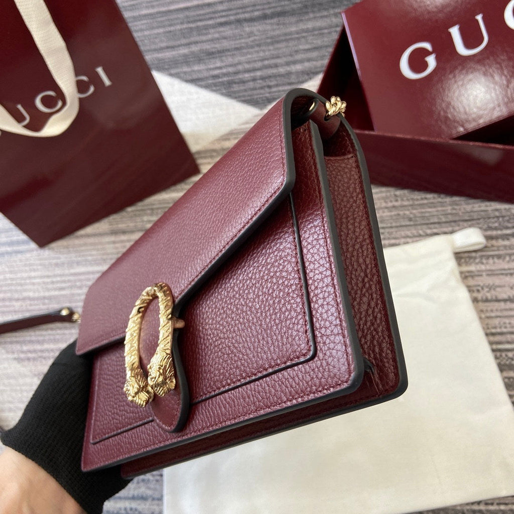 Gucci 837373 Dionysus Wallet On Chain Anchora Red