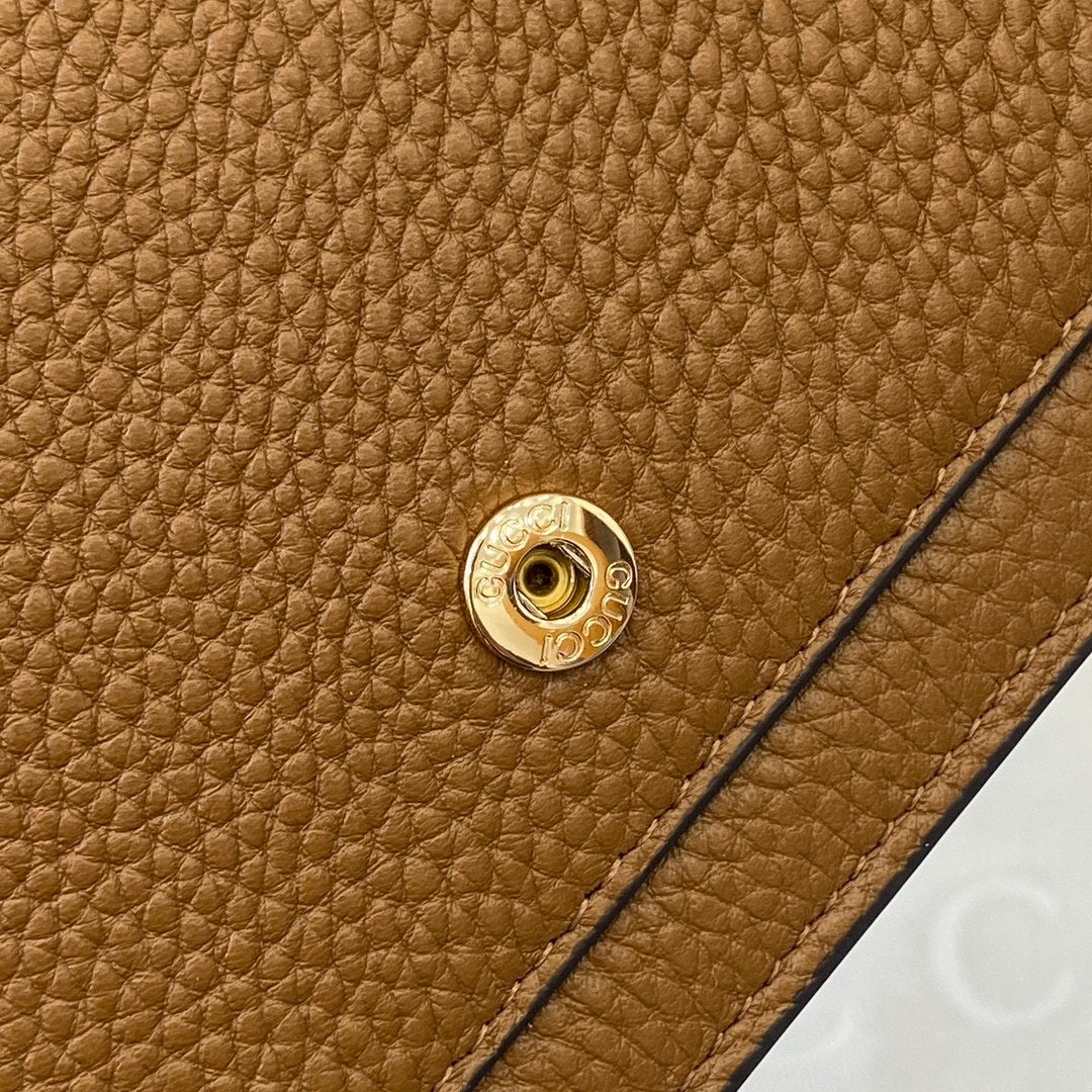 Gucci 837373 Dionysus Wallet On Chain Brown