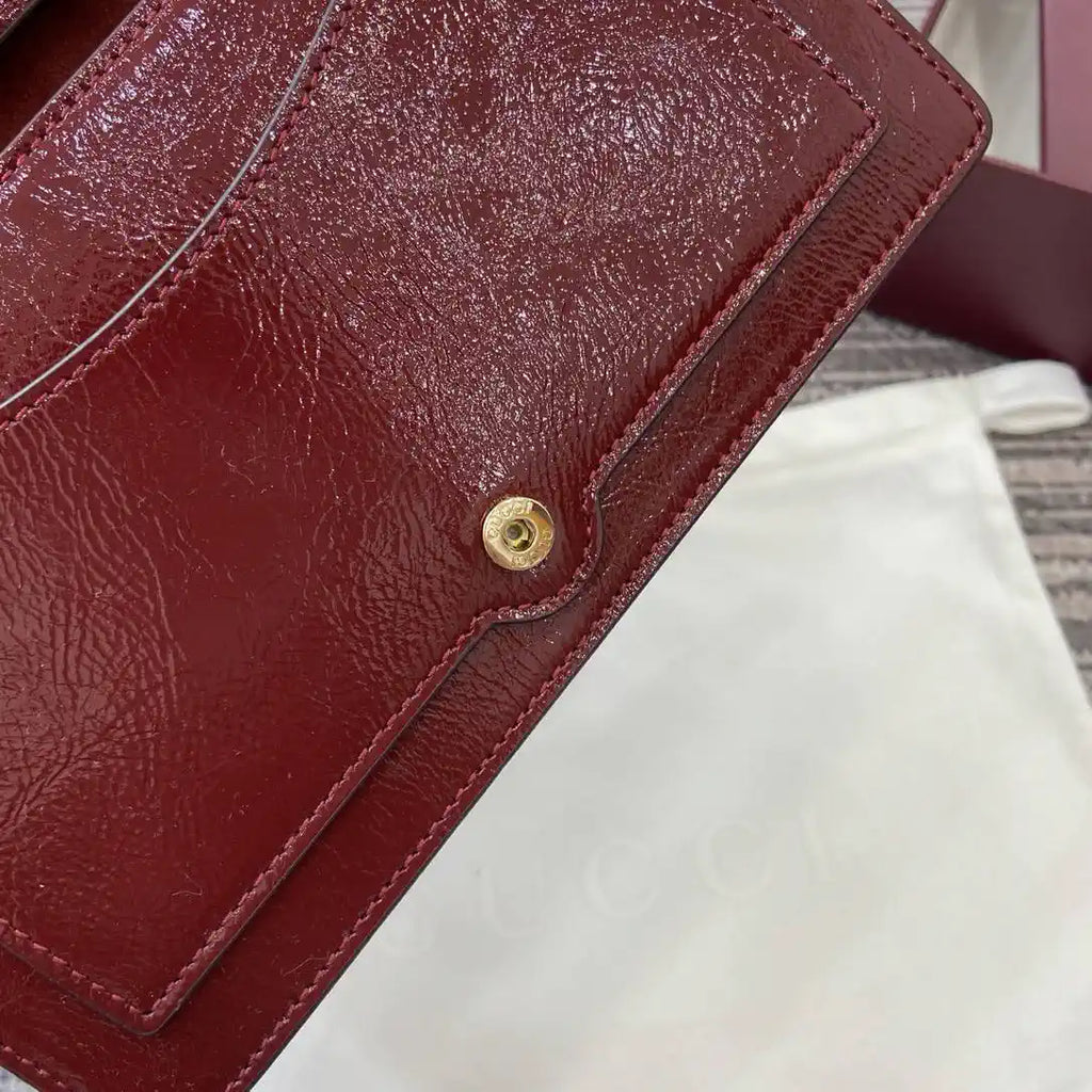 Gucci 837374 Dionysus Wallet On Chain Anchora Red