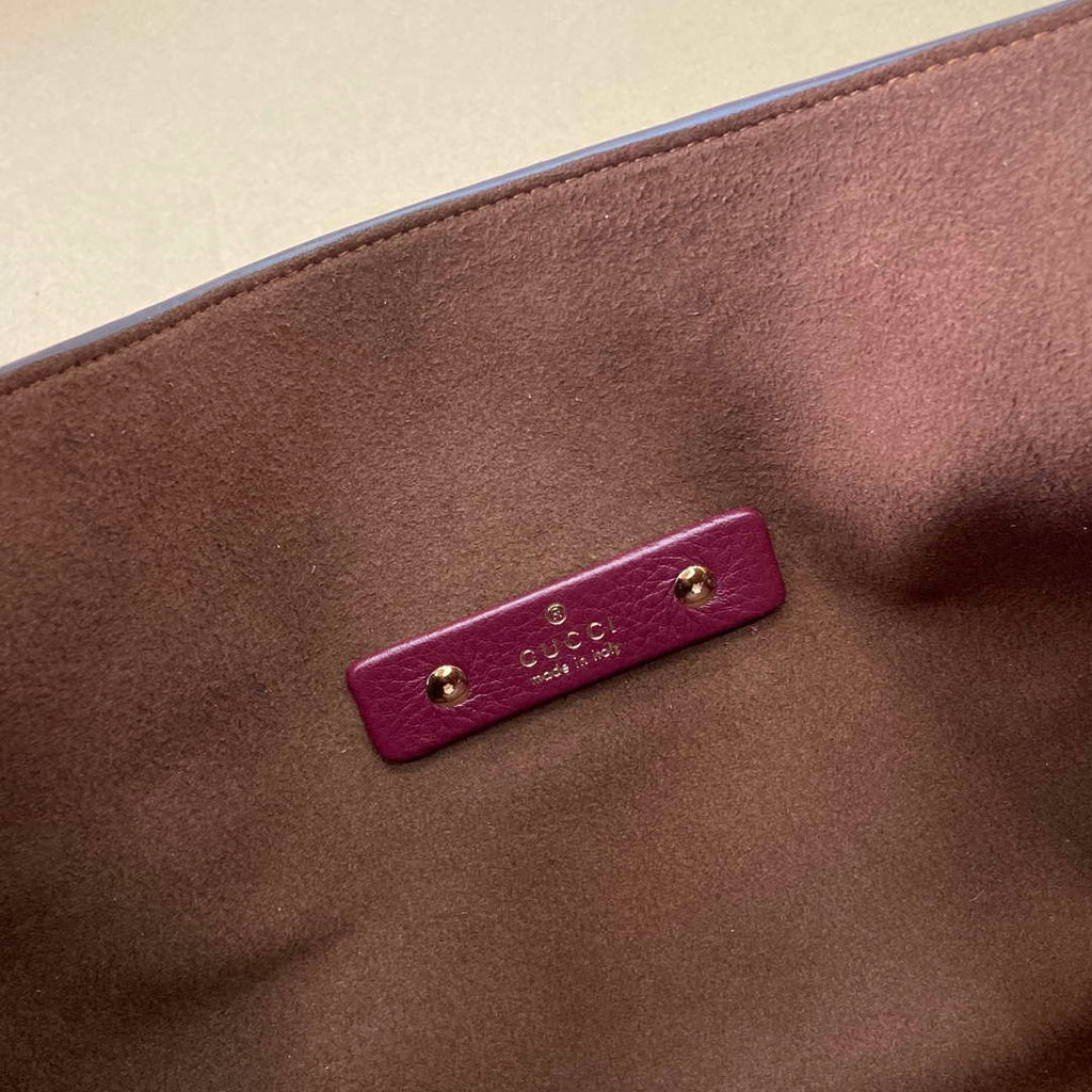 Gucci 837466 Gucci Softbit Maxi Shoulder Bag Ancora Red