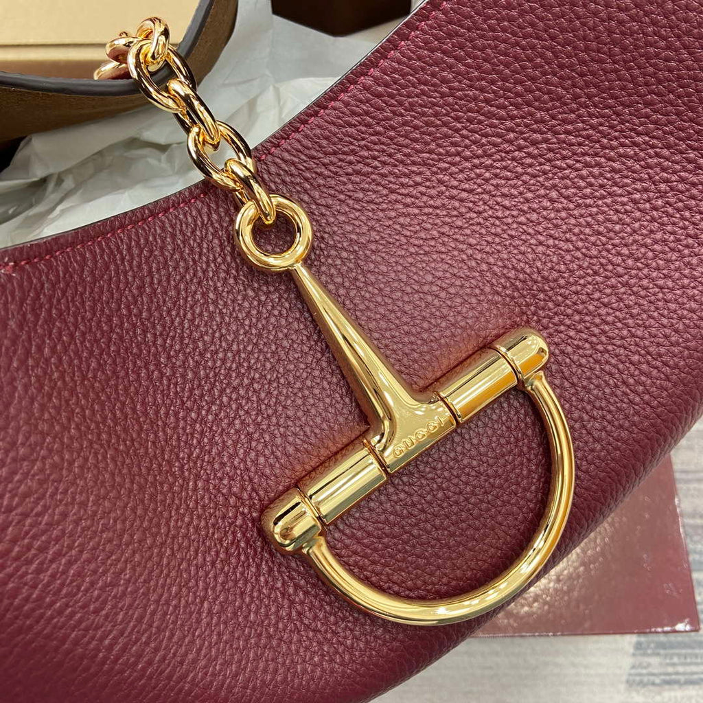 Gucci 837466 Gucci Softbit Maxi Shoulder Bag Ancora Red
