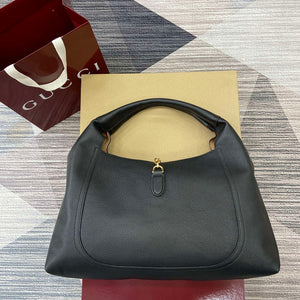 Gucci 837466 Gucci Softbit Maxi Shoulder Bag Black - Default Title - View 2