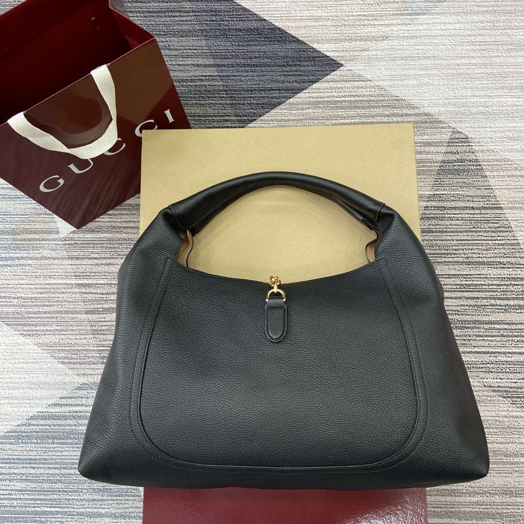 Gucci 837466 Gucci Softbit Maxi Shoulder Bag Black
