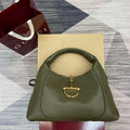 Gucci 837466 Gucci Softbit Maxi Shoulder Bag Dark green