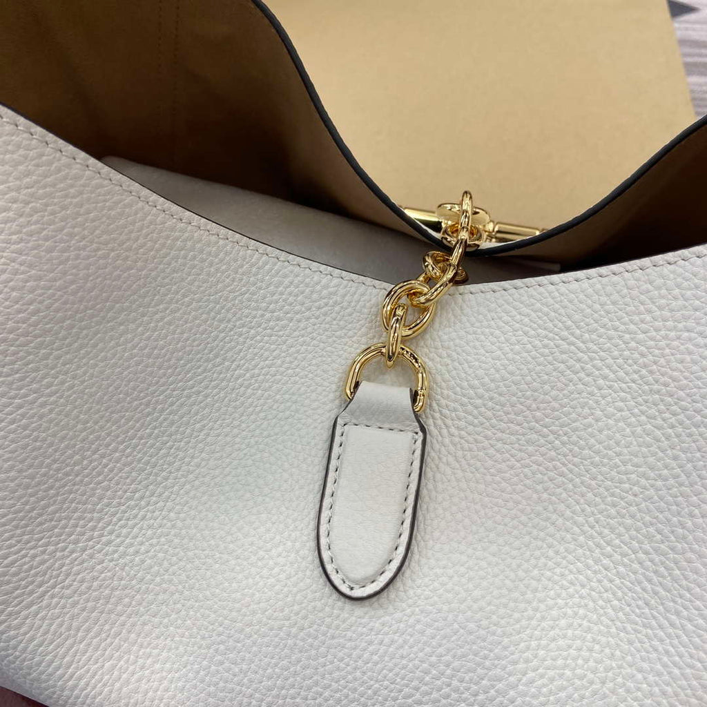 Gucci 837466 Gucci Softbit Maxi Shoulder Bag White