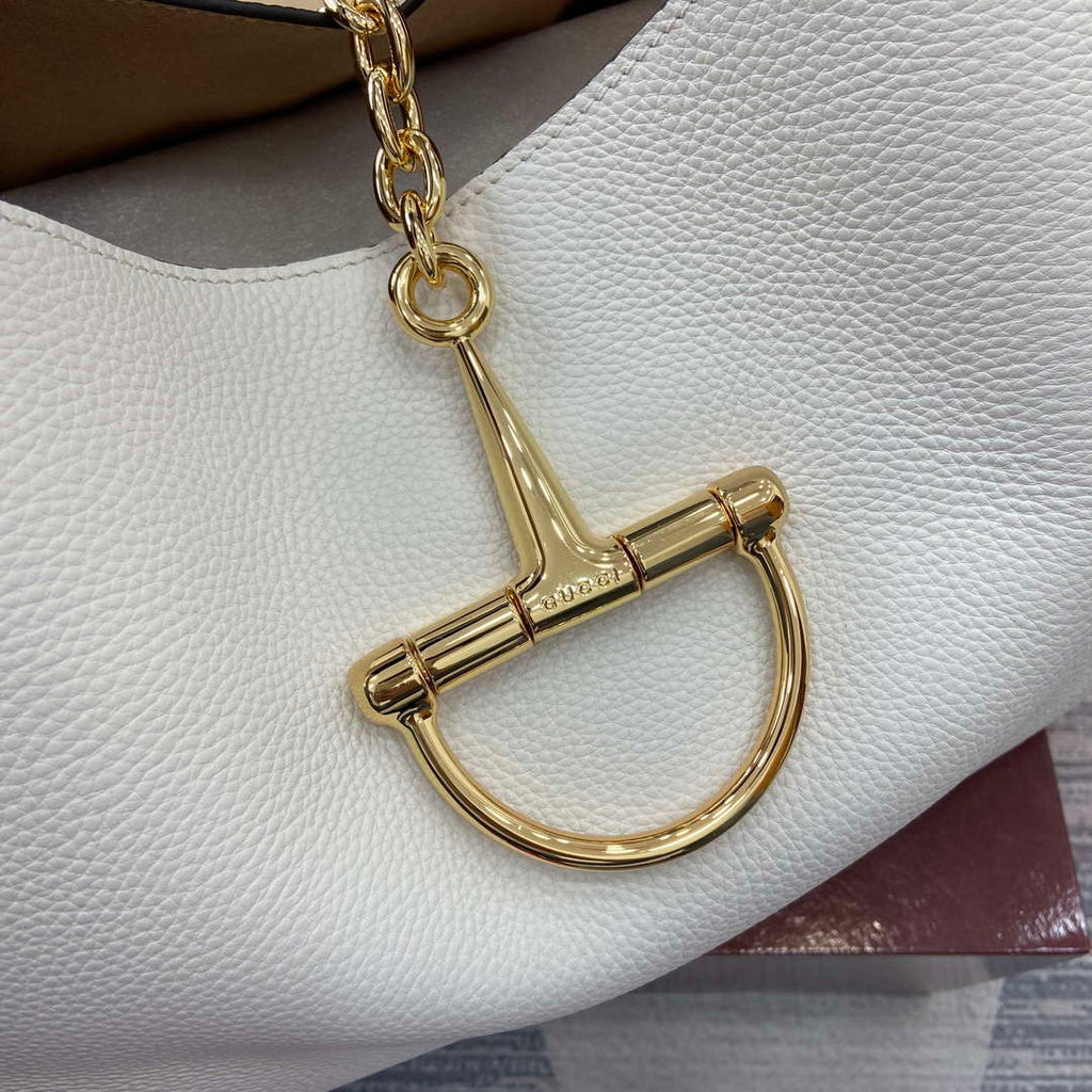 Gucci 837466 Gucci Softbit Maxi Shoulder Bag White