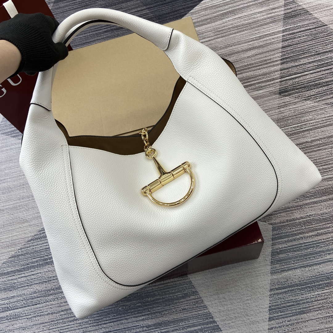 Gucci 837466 Gucci Softbit Maxi Shoulder Bag White - Default Title - View 9