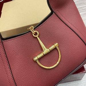 Gucci 837467 Gucci Softbit Medium Top Handle Bag Ancora red - Default Title - View 5