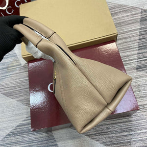 Gucci 837467 Gucci Softbit Medium Top Handle Bag Taupe grainy - Default Title - View 3