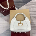 Gucci 837467 Gucci Softbit Medium Top Handle Bag White - Default Title - View 1