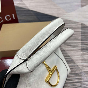 Gucci 837467 Gucci Softbit Medium Top Handle Bag White - Default Title - View 10