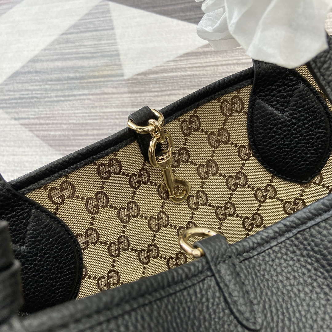 Gucci 839112 Gucci Totissima Large Reversible Tote Bag Black - Default Title - View 10