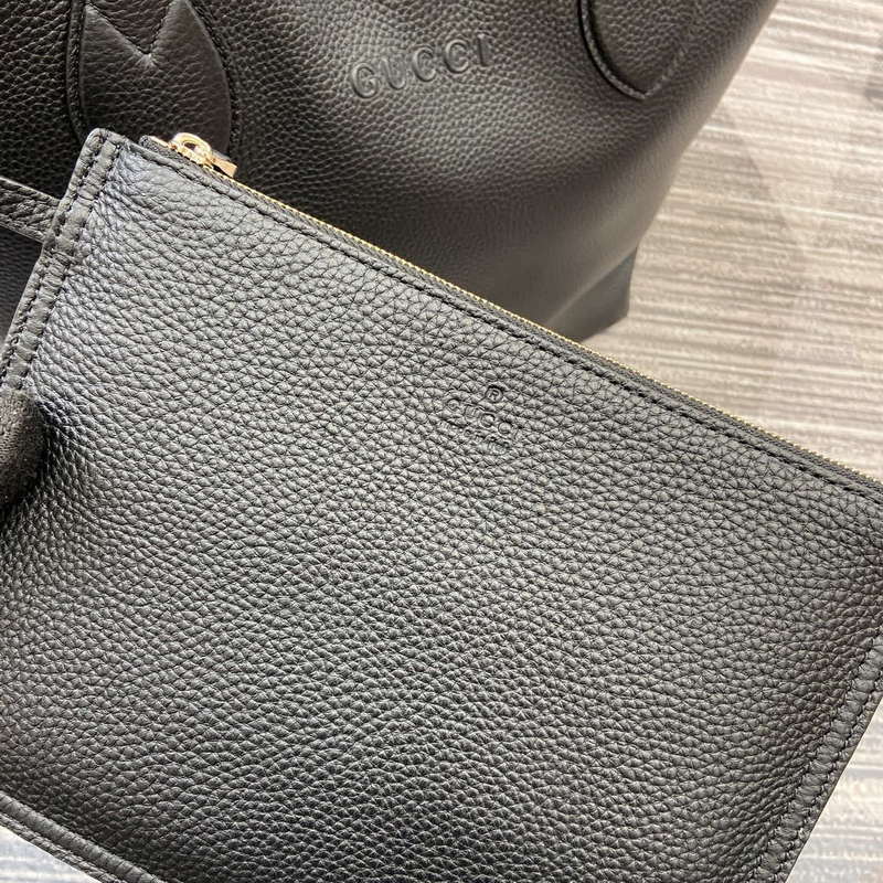 Gucci 839112 Gucci Totissima Large Reversible Tote Bag Black - Default Title - View 5