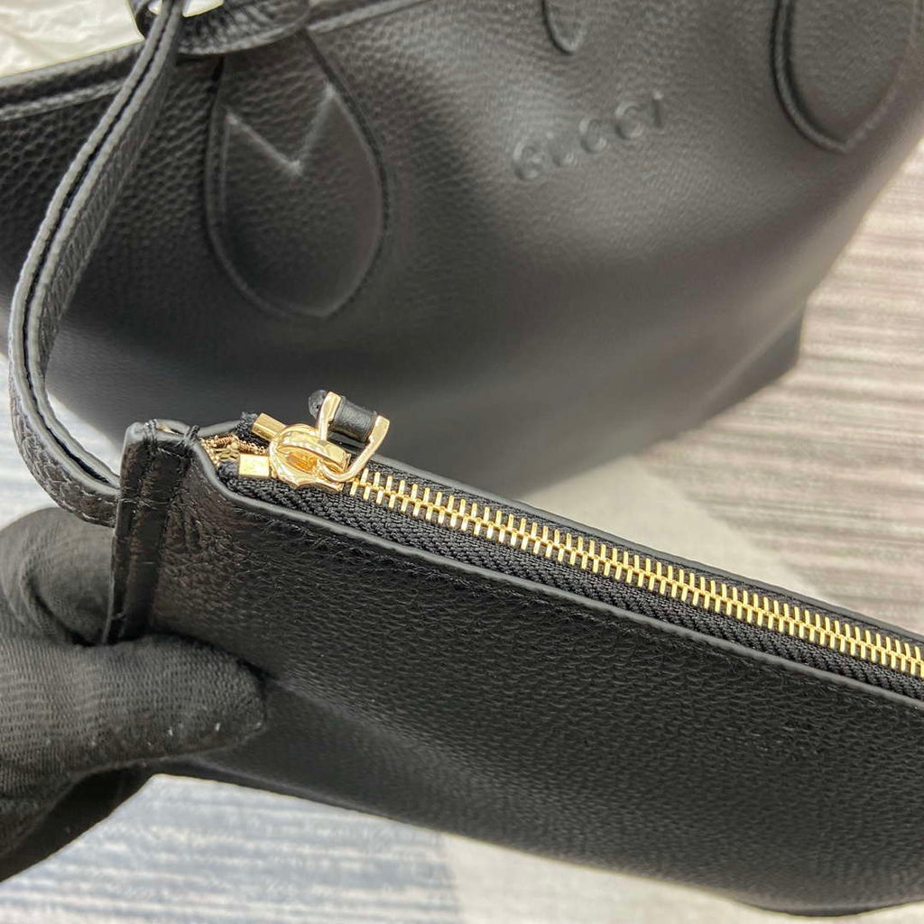 Gucci 839112 Gucci Totissima Large Reversible Tote Bag Black