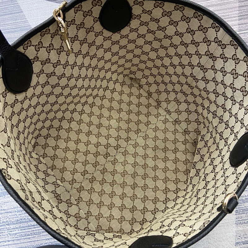 Gucci 839112 Gucci Totissima Large Reversible Tote Bag Black