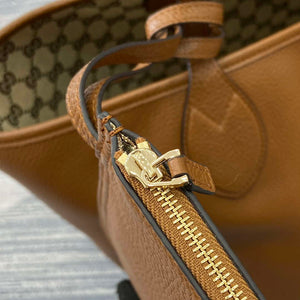 Gucci 839112 Gucci Totissima Large Reversible Tote Bag Brown - Default Title - View 6