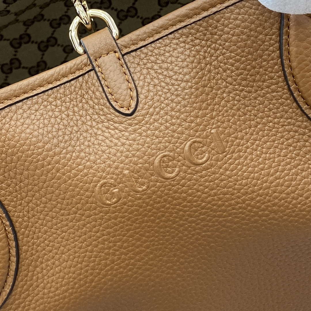 Gucci 839112 Gucci Totissima Large Reversible Tote Bag Brown - Default Title - View 7