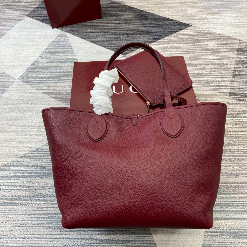 Gucci 839112 Gucci Totissima Large Reversible Tote Bag Red