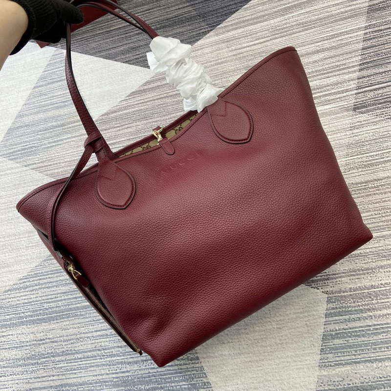 Gucci 839112 Gucci Totissima Large Reversible Tote Bag Red - Default Title - View 6