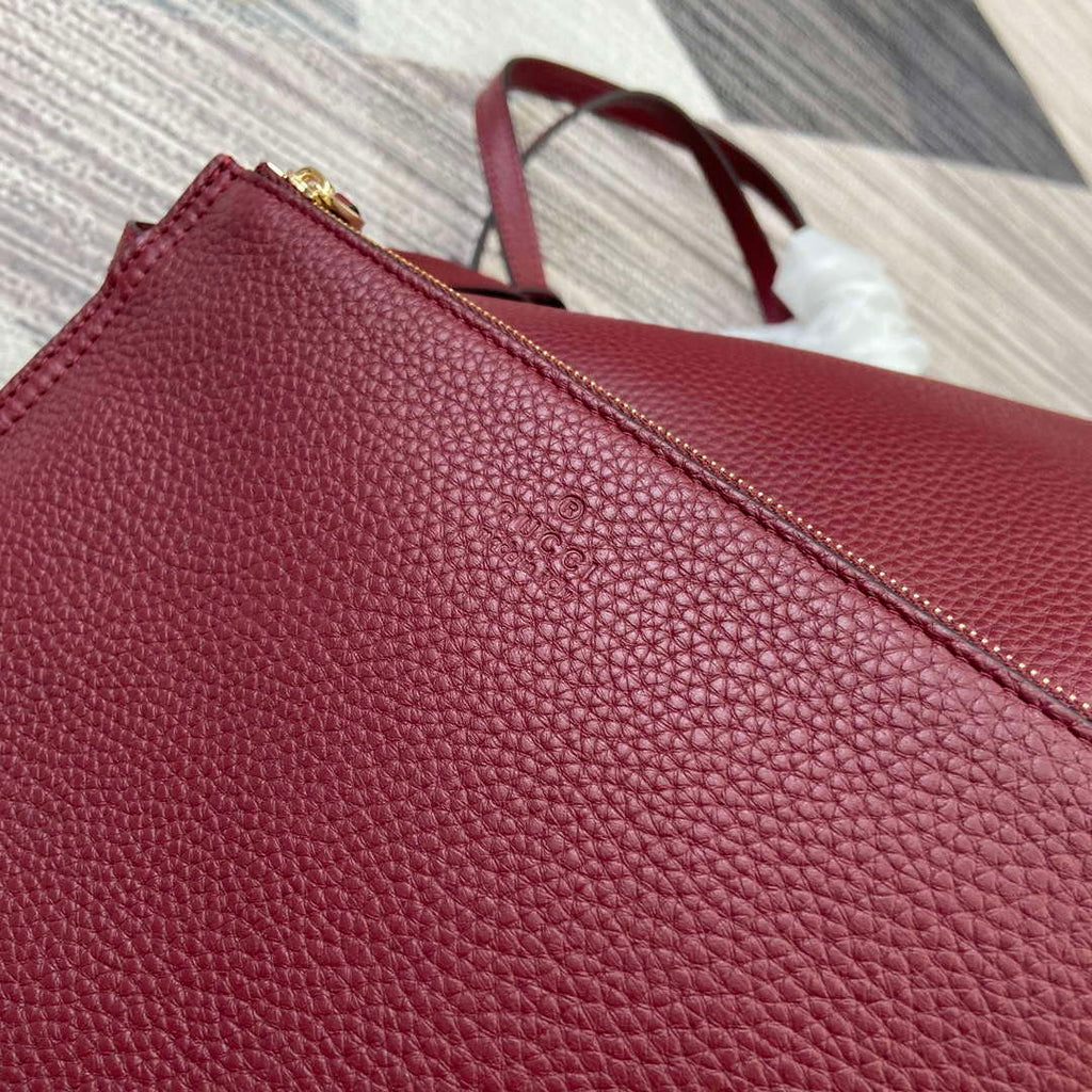 Gucci 839112 Gucci Totissima Large Reversible Tote Bag Red