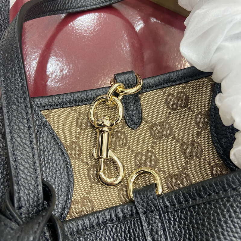 Gucci 839124 Gucci Totissima Small Reversible Tote Bag Black