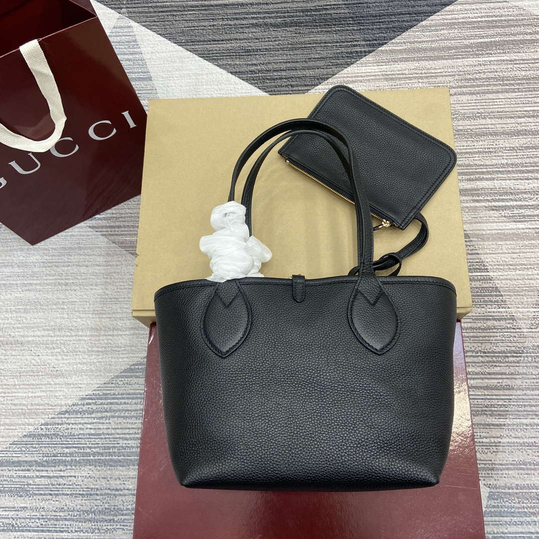 Gucci 839124 Gucci Totissima Small Reversible Tote Bag Black