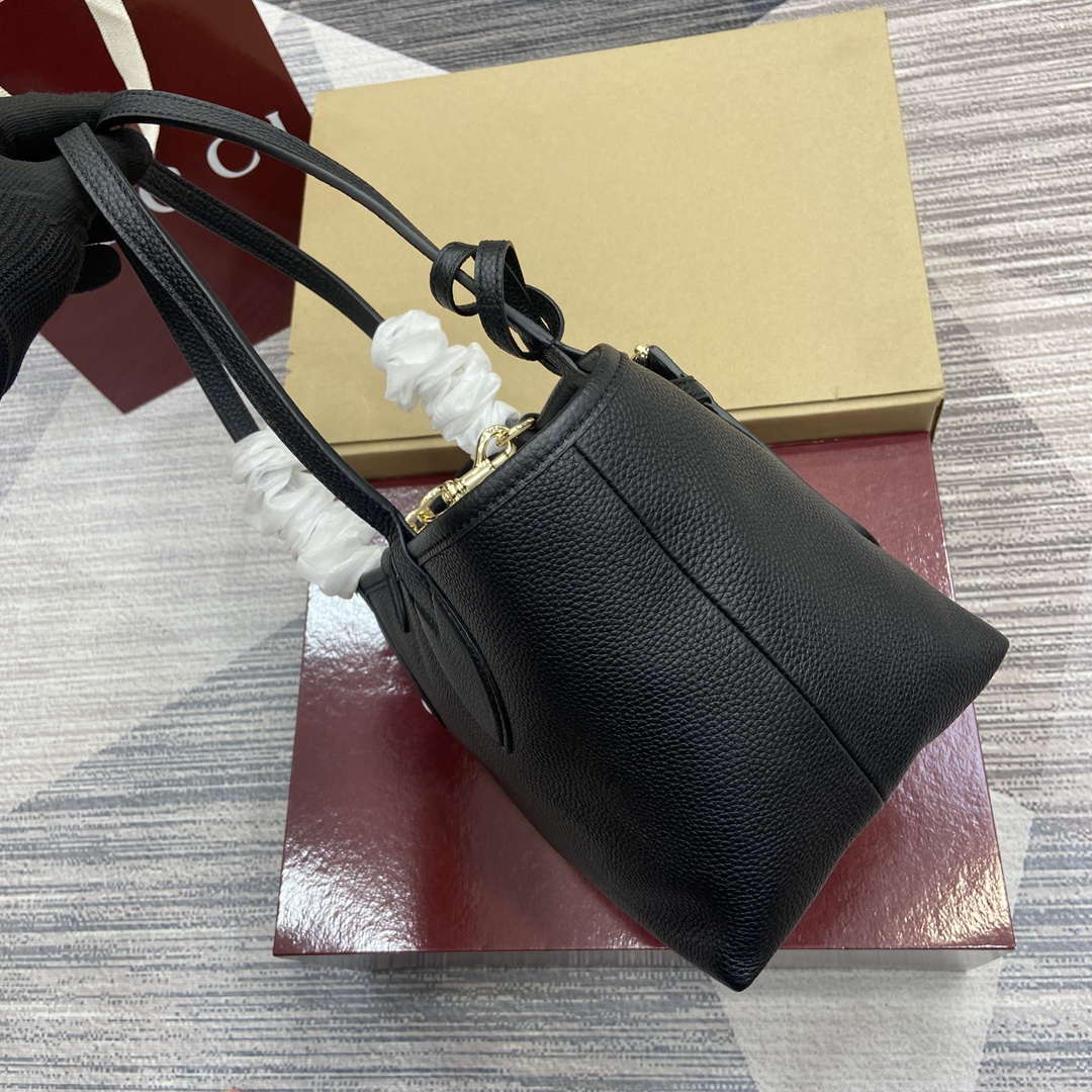 Gucci 839124 Gucci Totissima Small Reversible Tote Bag Black - Default Title - View 3