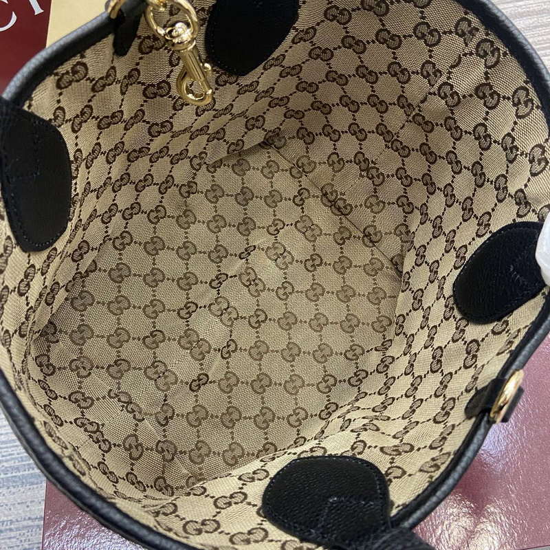 Gucci 839124 Gucci Totissima Small Reversible Tote Bag Black - Default Title - View 9